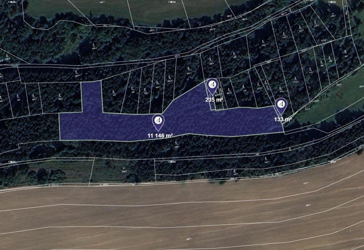plot for sale, 13,322 m², Řenče, Plzeňský Region plot for sale, 13,322 m², Řenče, Plzeňský Region