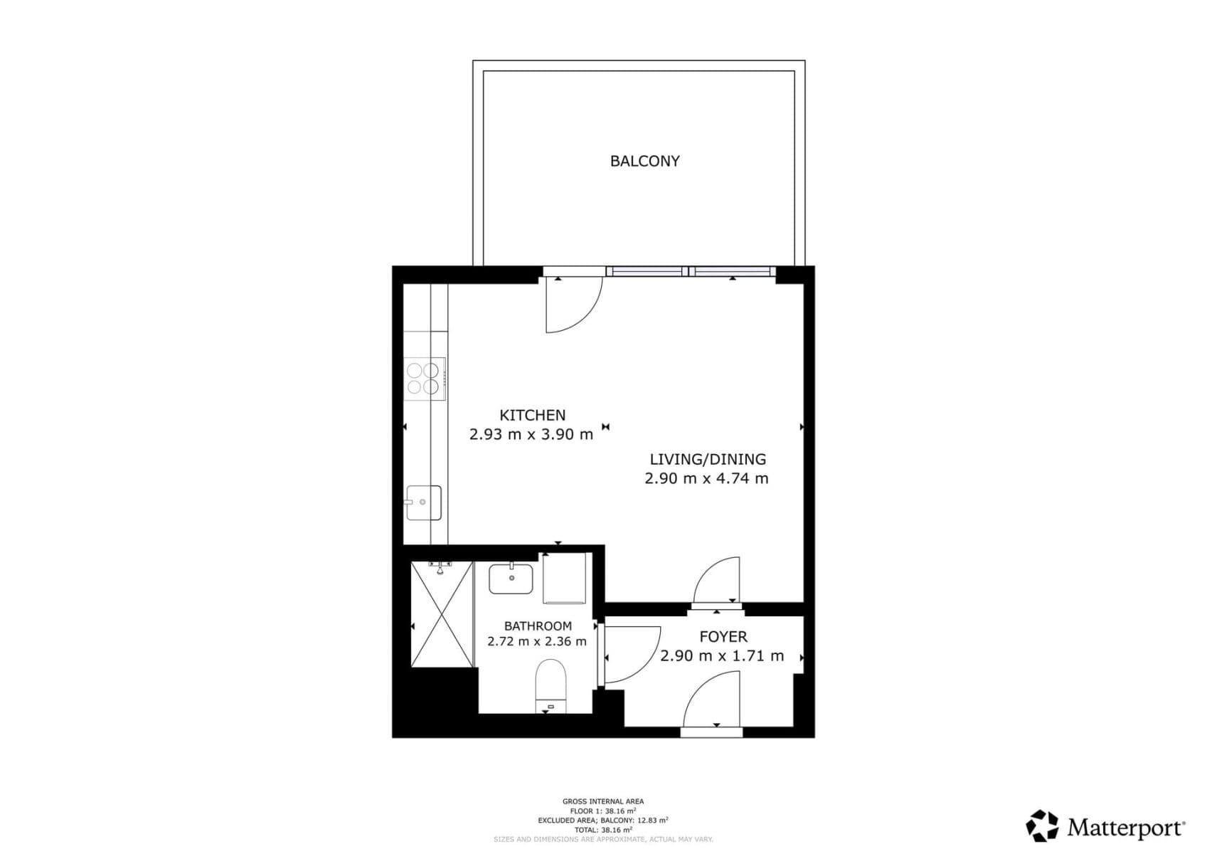 Studio flat to rent, 37 m², Hábova, Prague, Prague Studio flat to rent, 37 m², Hábova, Prague, Prague