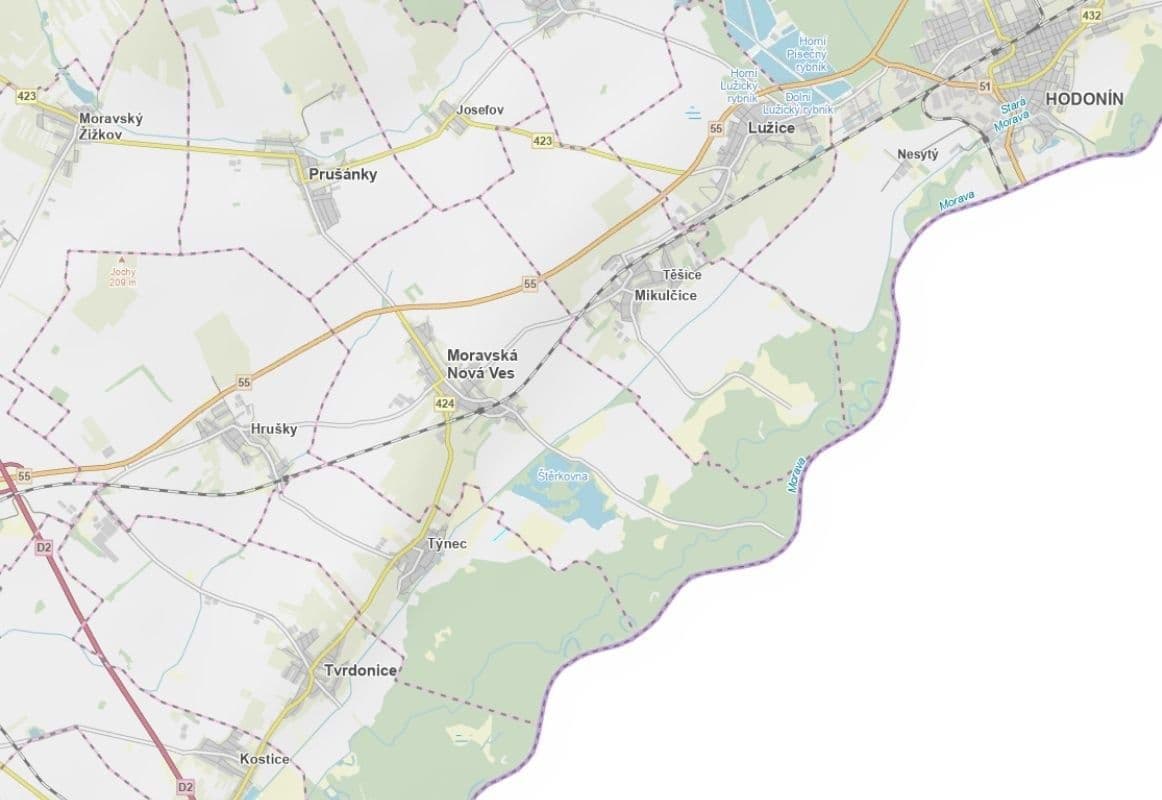 plot for sale, 4,038 m², Týnec, Jihomoravský Region plot for sale, 4,038 m², Týnec, Jihomoravský Region