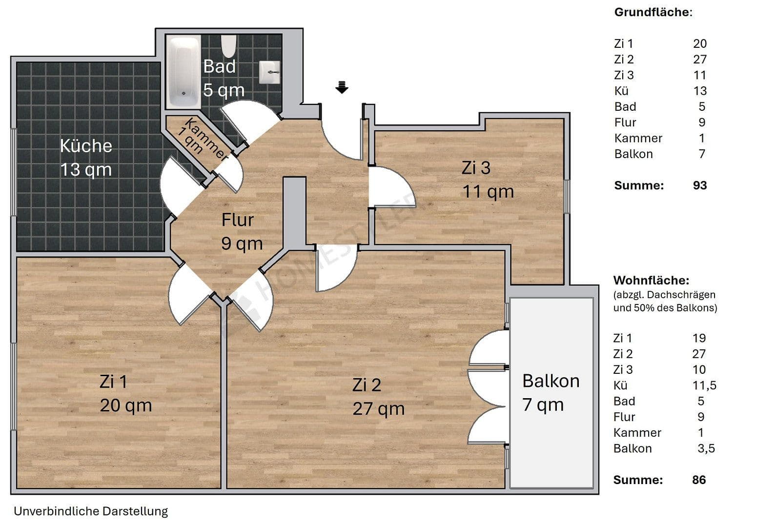 3 bedroom flat for sale, 86 m², Berlin, Berlin 3 bedroom flat for sale, 86 m², Berlin, Berlin
