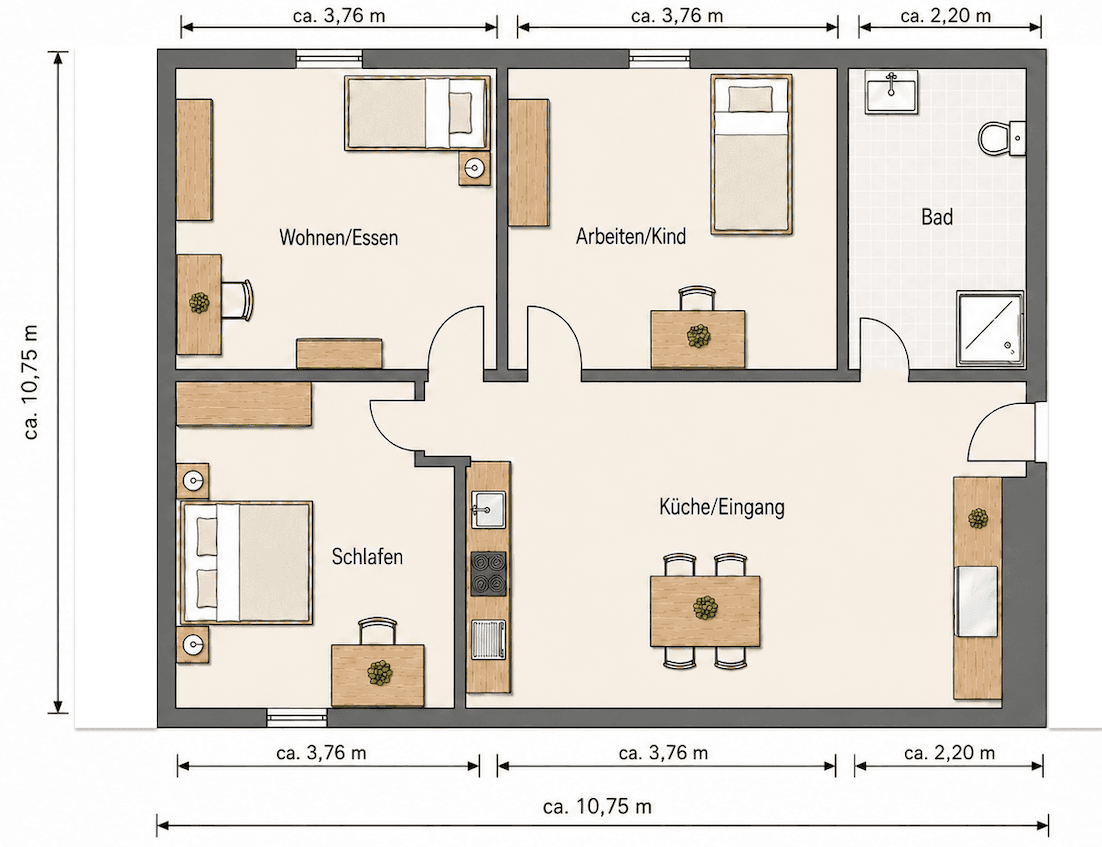 3 bedroom flat to rent, 15 m², Karlsruhe, Baden-Württemberg 3 bedroom flat to rent, 15 m², Karlsruhe, Baden-Württemberg