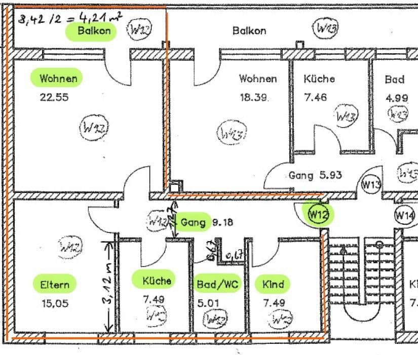 3 bedroom flat for sale, 71 m², Augsburg, Bavaria 3 bedroom flat for sale, 71 m², Augsburg, Bavaria