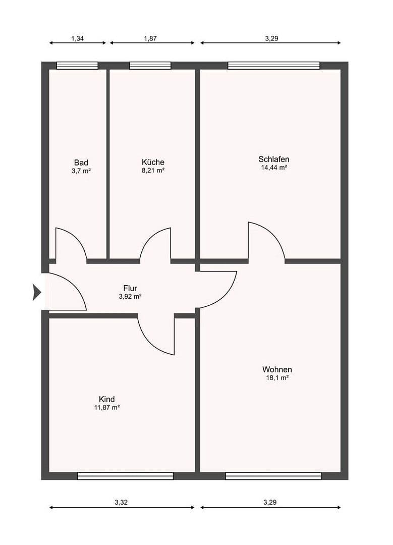 3 bedroom flat to rent, 59 m², Siedlungsring 10, Groß Stieten, Mecklenburg-Vorpommern 3 bedroom flat to rent, 59 m², Siedlungsring 10, Groß Stieten, Mecklenburg-Vorpommern