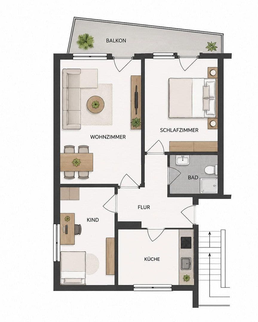 3 bedroom flat for sale, 67 m², Hamburg, Hamburg 3 bedroom flat for sale, 67 m², Hamburg, Hamburg