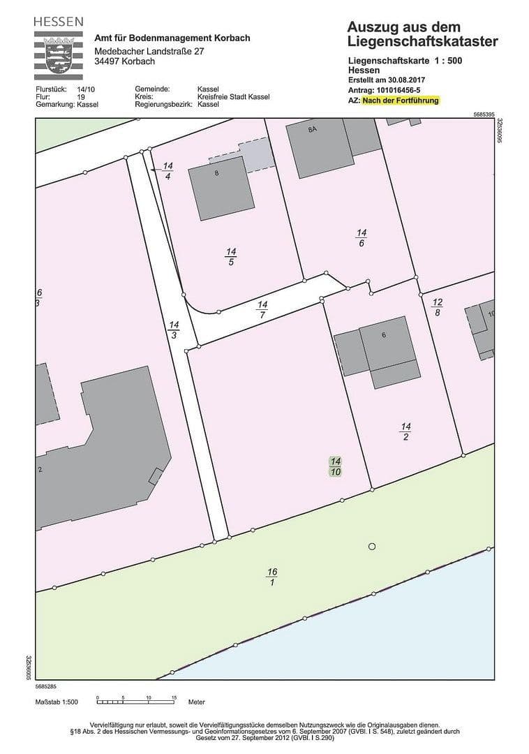 plot for sale, 1,209 m², Bleichenweg 4, Kassel, Hesse plot for sale, 1,209 m², Bleichenweg 4, Kassel, Hesse