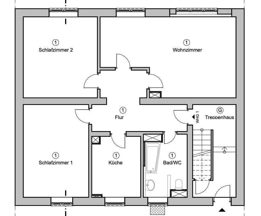 2 bedroom with open-plan kitchen flat for sale, 95 m², Neu-Ulm, Bavaria 2 bedroom with open-plan kitchen flat for sale, 95 m², Neu-Ulm, Bavaria