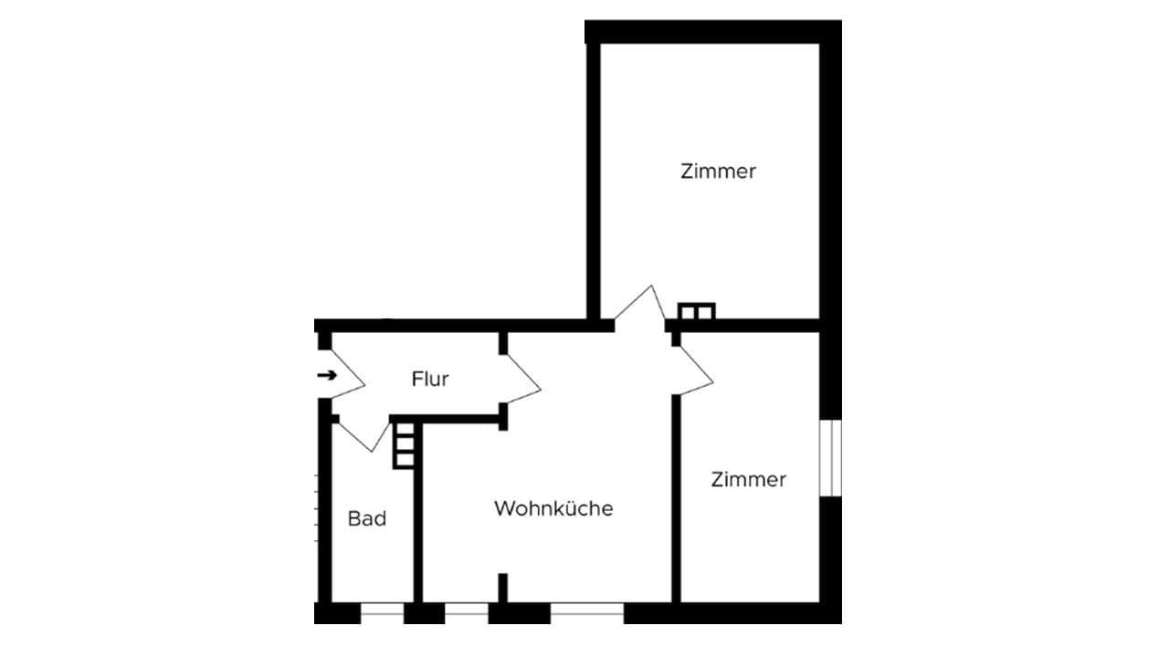2 bedroom flat to rent, 45 m², Ravensbrink 9a, Osnabrück, Lower Saxony 2 bedroom flat to rent, 45 m², Ravensbrink 9a, Osnabrück, Lower Saxony