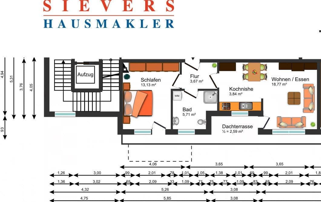 2 bedroom flat to rent, 48 m², Ohechaussee 29-31, Norderstedt, Schleswig-Holstein 2 bedroom flat to rent, 48 m², Ohechaussee 29-31, Norderstedt, Schleswig-Holstein