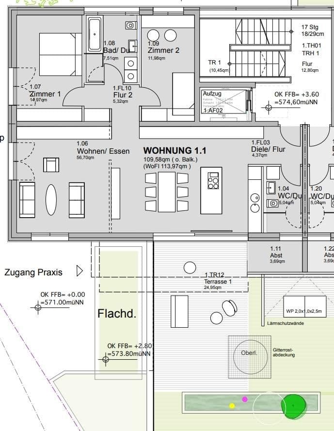 3 bedroom flat to rent, 113 m², Wilhelm-Schussen-Str. 44, Bad Schussenried, Baden-Württemberg 3 bedroom flat to rent, 113 m², Wilhelm-Schussen-Str. 44, Bad Schussenried, Baden-Württemberg