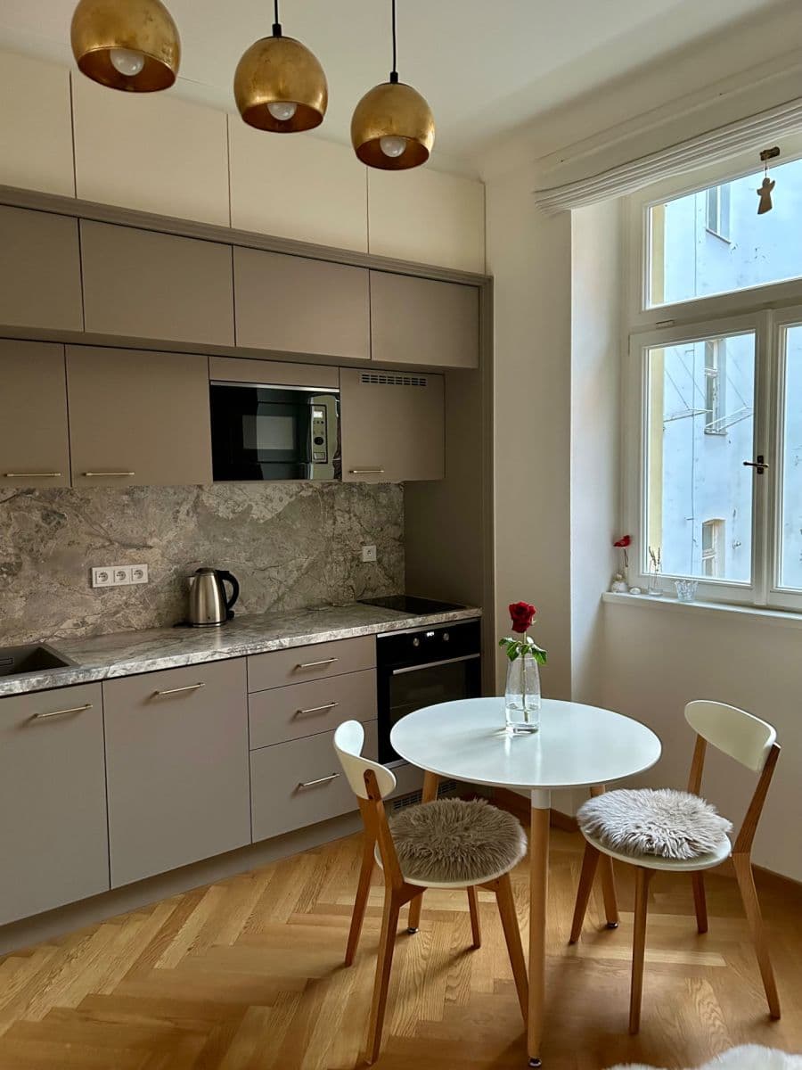 1 bedroom with open-plan kitchen flat to rent, 33 m², Černomořská, Prague, Prague 1 bedroom with open-plan kitchen flat to rent, 33 m², Černomořská, Prague, Prague