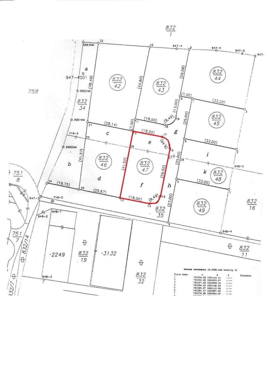 plot for sale, 975 m², Slaný, Středočeský Region plot for sale, 975 m², Slaný, Středočeský Region