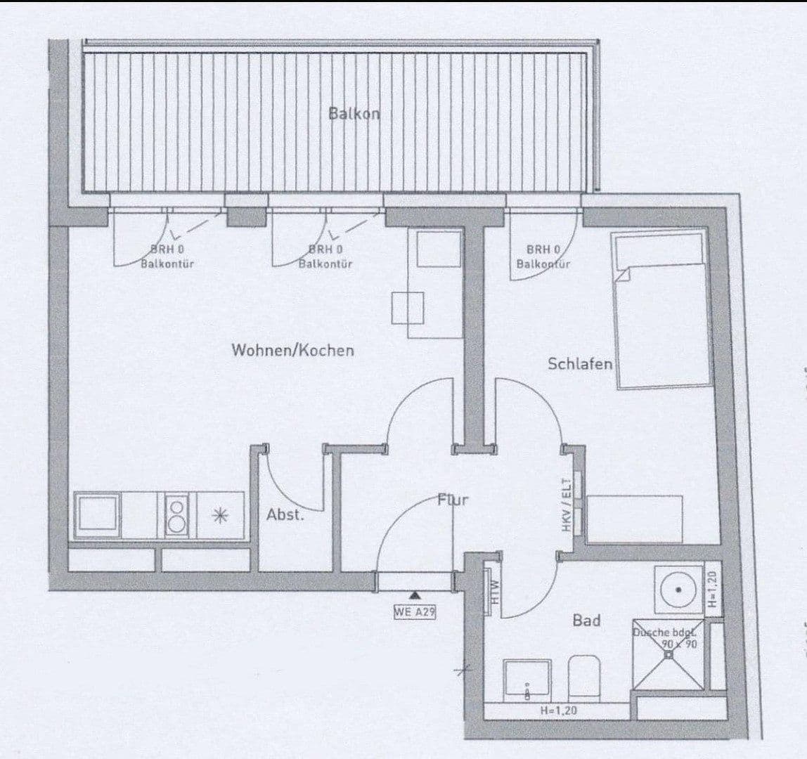 2 bedroom flat to rent, 45 m², Wiesenstraße 10, Berlin, Berlin 2 bedroom flat to rent, 45 m², Wiesenstraße 10, Berlin, Berlin