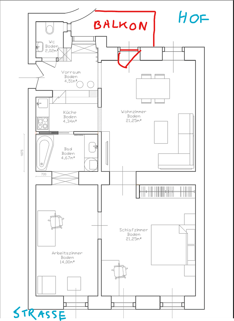 3 bedroom flat for sale, 72 m², Beingasse 3, Wien, Vienna 3 bedroom flat for sale, 72 m², Beingasse 3, Wien, Vienna