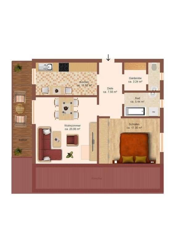 2 bedroom flat to rent, 71 m², Nördliche Hauptstraße 4, Rottach-Egern, Bavaria 2 bedroom flat to rent, 71 m², Nördliche Hauptstraße 4, Rottach-Egern, Bavaria