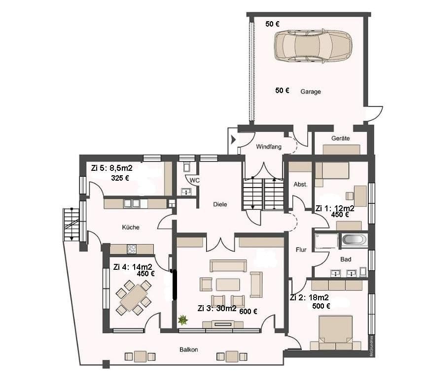 flat to rent, 14 m², Am Reutele 16/1, Bad Schussenried, Baden-Württemberg flat to rent, 14 m², Am Reutele 16/1, Bad Schussenried, Baden-Württemberg
