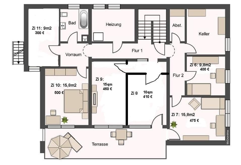 flat to rent, 14 m², Am Reutele 16/1, Bad Schussenried, Baden-Württemberg flat to rent, 14 m², Am Reutele 16/1, Bad Schussenried, Baden-Württemberg