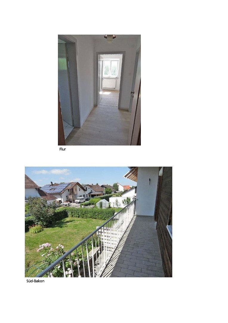 2 bedroom flat to rent, 54 m², Buchenweg 6, Germaringen, Bavaria 2 bedroom flat to rent, 54 m², Buchenweg 6, Germaringen, Bavaria
