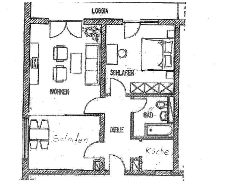2 bedroom flat to rent, 65 m², Julius-Brecht-Straße 3, Frankfurt am Main, Hesse 2 bedroom flat to rent, 65 m², Julius-Brecht-Straße 3, Frankfurt am Main, Hesse