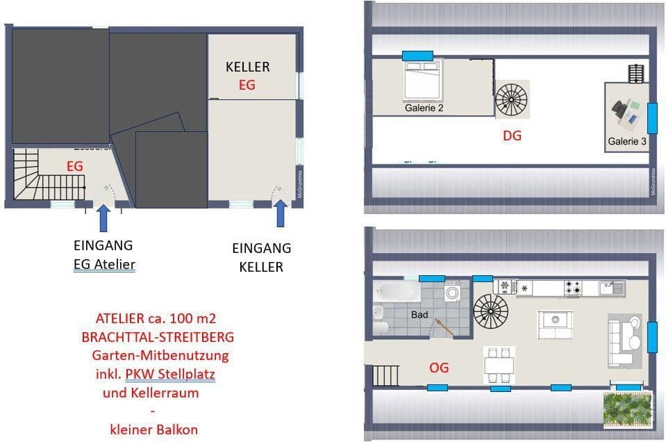 1 bedroom flat to rent, 100 m², Brachttal, Hesse 1 bedroom flat to rent, 100 m², Brachttal, Hesse