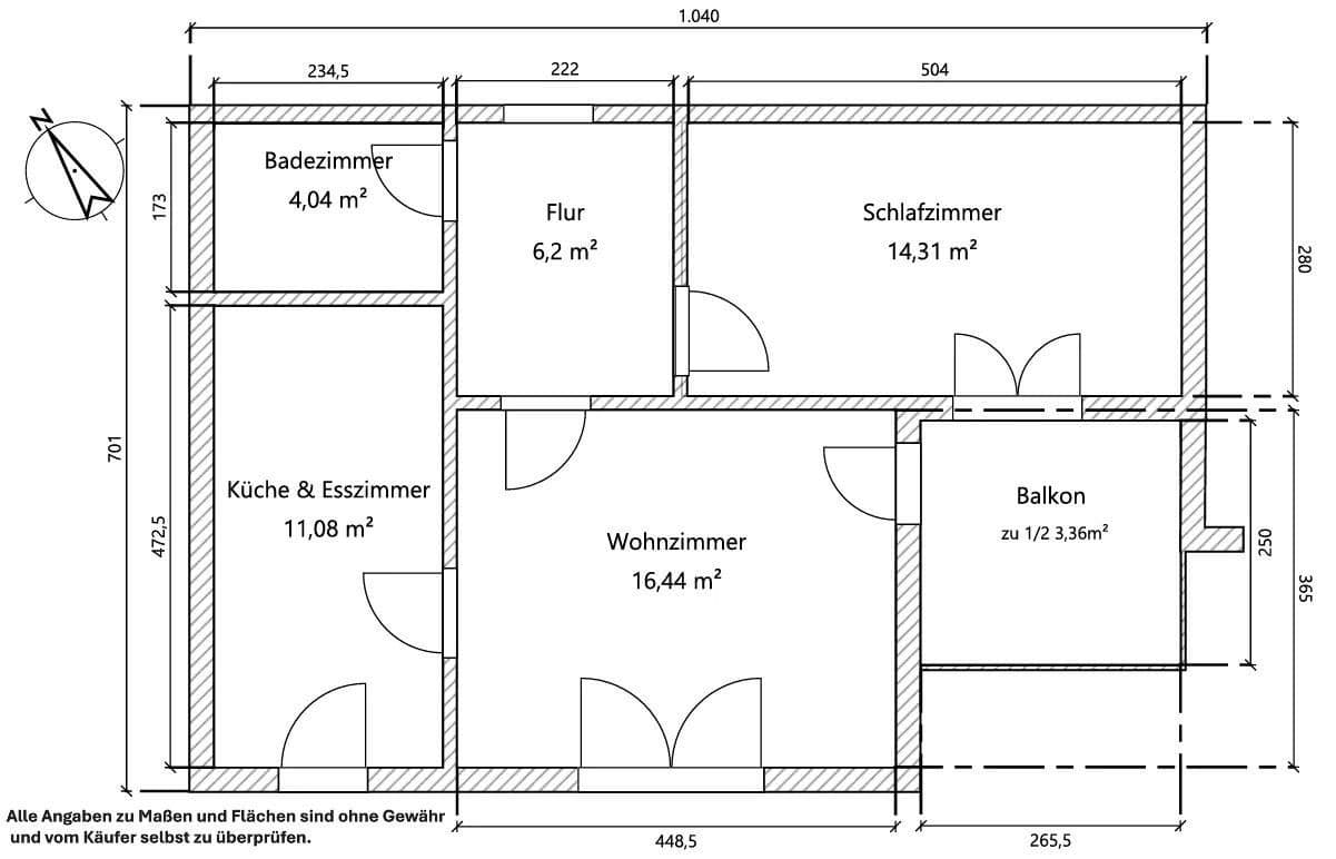 1 bedroom with open-plan kitchen flat for sale, 56 m², Johanna-Tesch-Straße 16, Schwalbach am Taunus, Hesse 1 bedroom with open-plan kitchen flat for sale, 56 m², Johanna-Tesch-Straße 16, Schwalbach am Taunus, Hesse