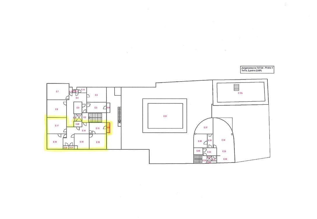3 bedroom flat to rent, 135 m², Jungmannova, Prague, Prague 3 bedroom flat to rent, 135 m², Jungmannova, Prague, Prague