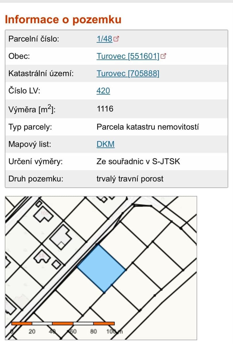 plot for sale, 1,116 m², Turovec, Jihočeský Region plot for sale, 1,116 m², Turovec, Jihočeský Region