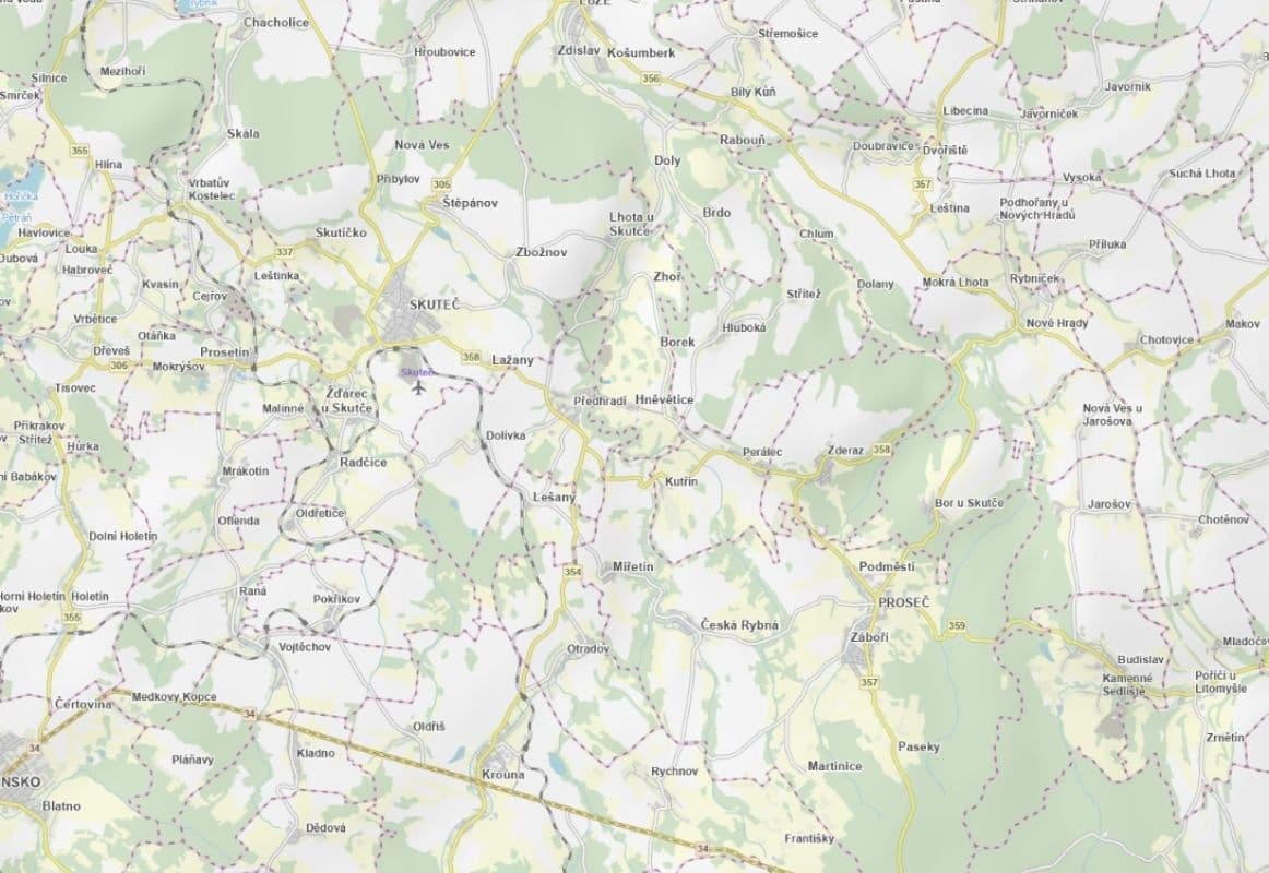 plot for sale, 1,117 m², Skuteč, Pardubický Region plot for sale, 1,117 m², Skuteč, Pardubický Region