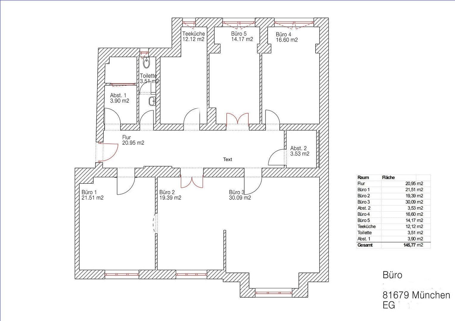 office to rent, 146 m², Rauchstraße 1, München, Bavaria office to rent, 146 m², Rauchstraße 1, München, Bavaria