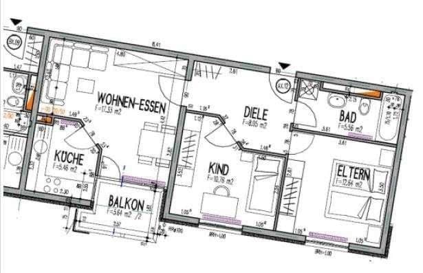 3 bedroom flat to rent, 63 m², Stuttgart, Baden-Württemberg 3 bedroom flat to rent, 63 m², Stuttgart, Baden-Württemberg