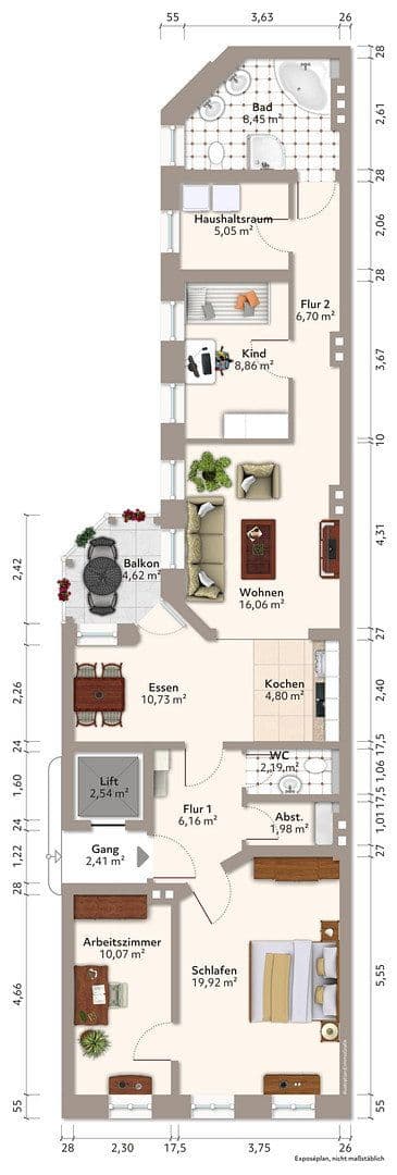 3 bedroom with open-plan kitchen flat for sale, 102 m², Leibnizstraße 22, Magdeburg, Saxony-Anhalt 3 bedroom with open-plan kitchen flat for sale, 102 m², Leibnizstraße 22, Magdeburg, Saxony-Anhalt