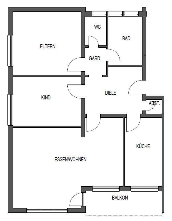 3 bedroom flat for sale, 101 m², Goldbach, Bavaria 3 bedroom flat for sale, 101 m², Goldbach, Bavaria
