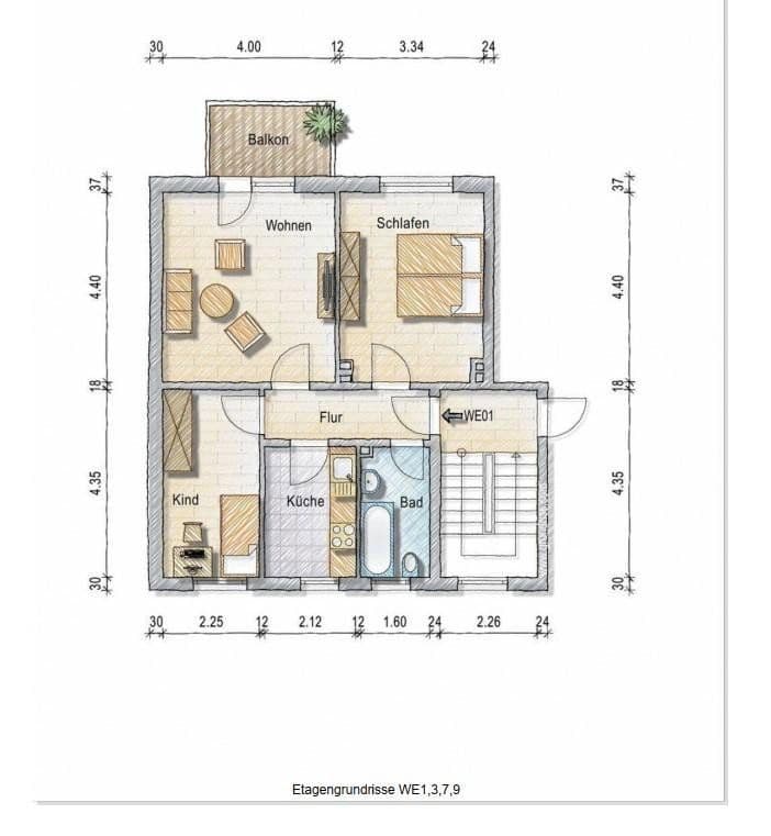3 bedroom flat for sale, 61 m², An der Stedte 9, Werra-Suhl-Tal, Thuringia 3 bedroom flat for sale, 61 m², An der Stedte 9, Werra-Suhl-Tal, Thuringia