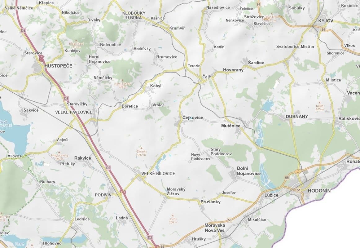 plot for sale, 8,646 m², Čejkovice, Jihomoravský Region plot for sale, 8,646 m², Čejkovice, Jihomoravský Region