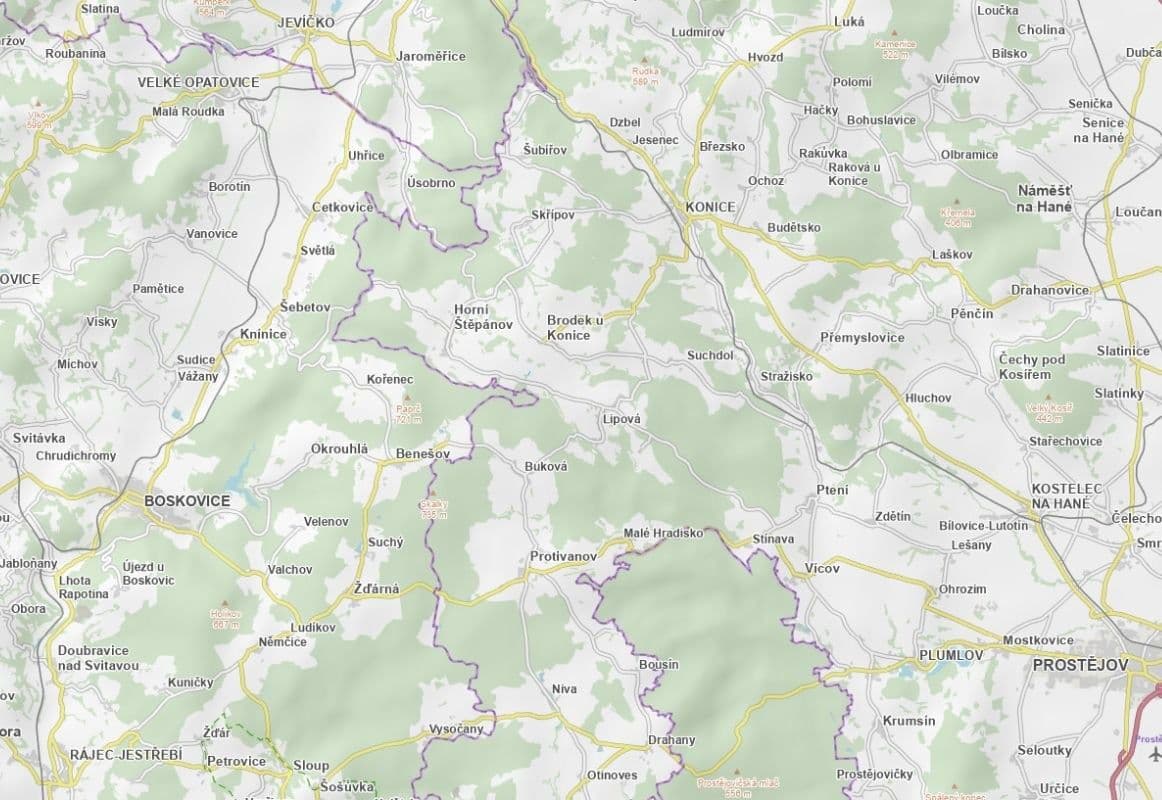 plot for sale, 2,138 m², Brodek u Konice, Olomoucký Region plot for sale, 2,138 m², Brodek u Konice, Olomoucký Region