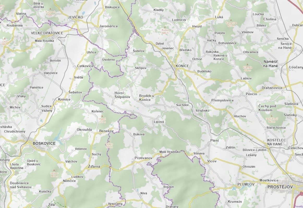 plot for sale, 2,777 m², Brodek u Konice, Olomoucký Region plot for sale, 2,777 m², Brodek u Konice, Olomoucký Region