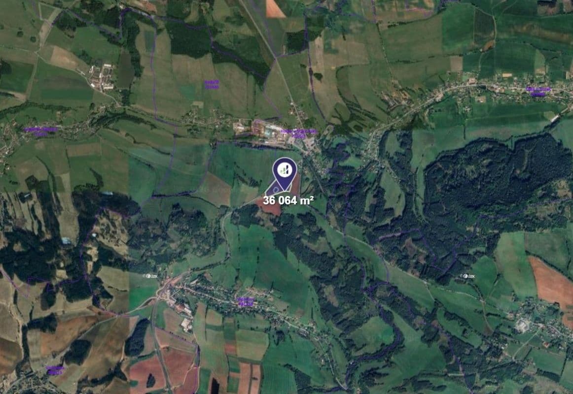 plot for sale, 36,064 m², Vidochov, Královéhradecký Region plot for sale, 36,064 m², Vidochov, Královéhradecký Region