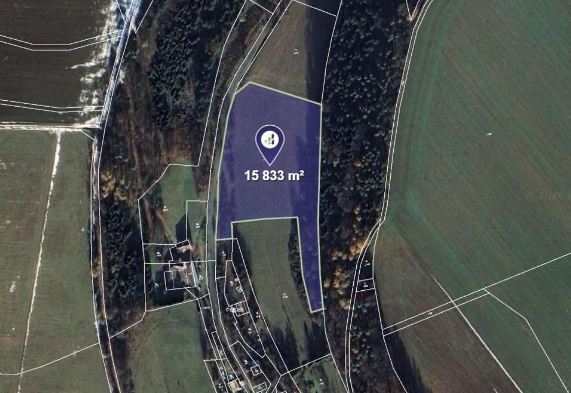 plot for sale, 15,833 m², Květná, Pardubický Region plot for sale, 15,833 m², Květná, Pardubický Region