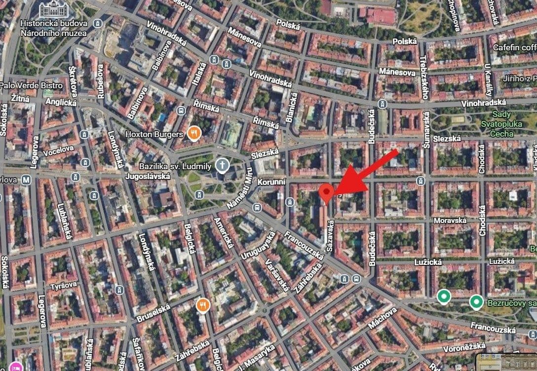 garage to rent, 12 m², Sázavská, Prague, Prague garage to rent, 12 m², Sázavská, Prague, Prague