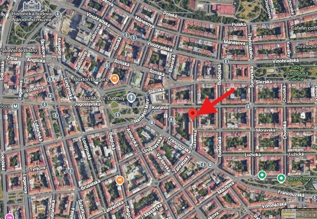 garage to rent, 12 m², Sázavská, Prague, Prague garage to rent, 12 m², Sázavská, Prague, Prague