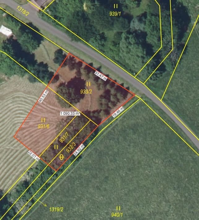 plot for sale, 1,096 m², Světlá pod Ještědem, Liberecký Region plot for sale, 1,096 m², Světlá pod Ještědem, Liberecký Region