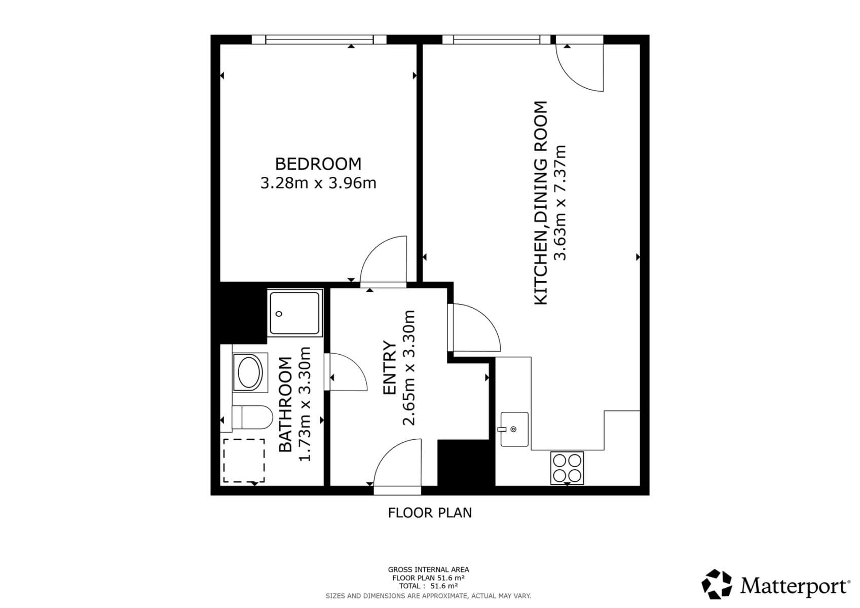 1 bedroom with open-plan kitchen flat to rent, 52 m², Waltariho, Prague, Prague 1 bedroom with open-plan kitchen flat to rent, 52 m², Waltariho, Prague, Prague