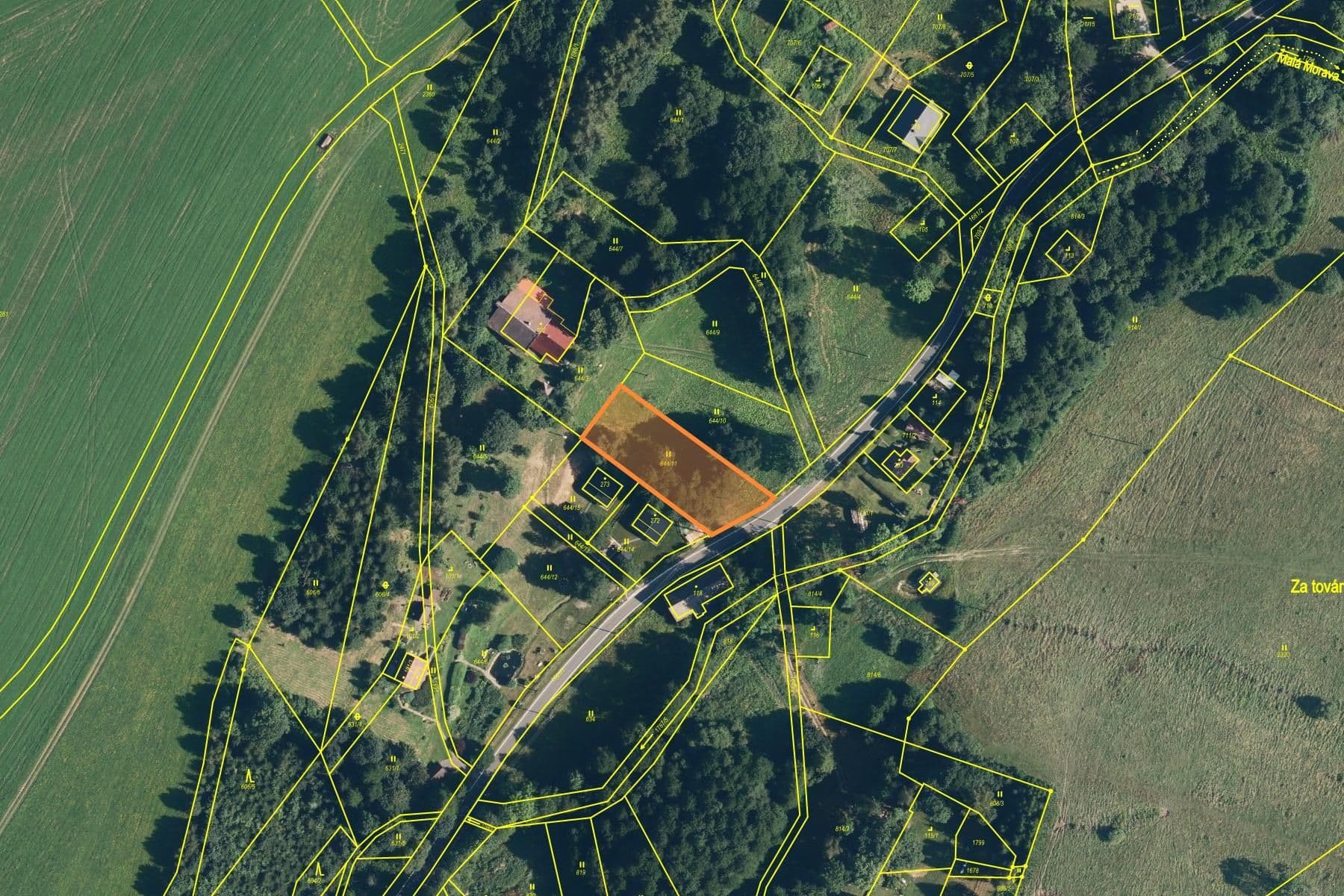 plot for sale, 1,299 m², Malá Morava, Olomoucký Region plot for sale, 1,299 m², Malá Morava, Olomoucký Region