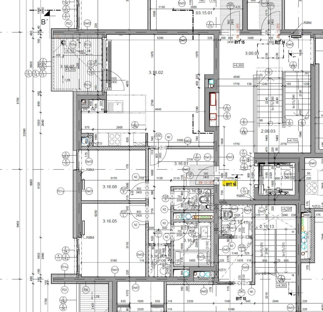 2 bedroom with open-plan kitchen flat to rent, 73 m², Pod Jalovým dvorem, Prague, Prague 2 bedroom with open-plan kitchen flat to rent, 73 m², Pod Jalovým dvorem, Prague, Prague