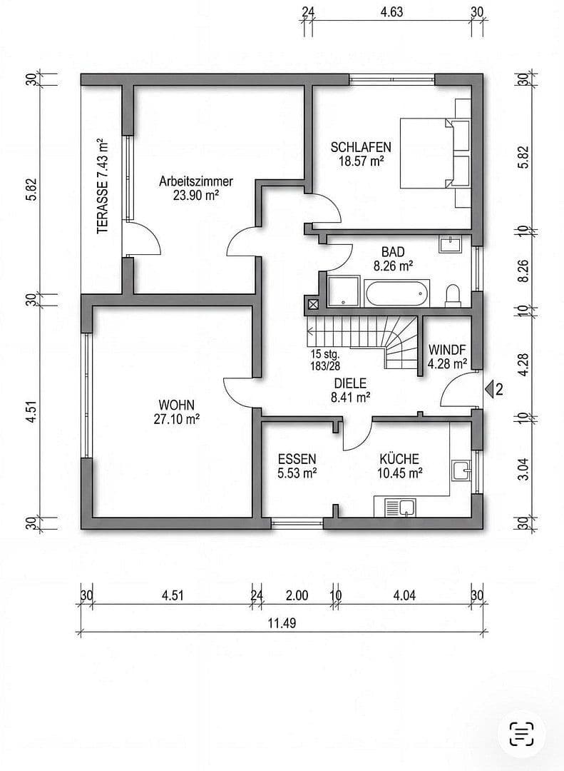 house for sale, 146 m², Oberwalchner Weg 6, Traunreut, Bavaria house for sale, 146 m², Oberwalchner Weg 6, Traunreut, Bavaria