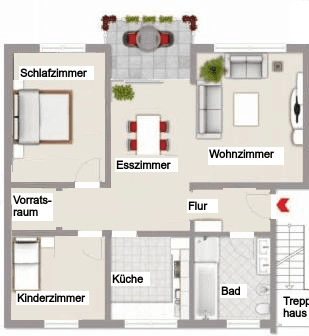4 bedroom flat to rent, 92 m², Obertor 12, Niederwerrn, Bavaria 4 bedroom flat to rent, 92 m², Obertor 12, Niederwerrn, Bavaria