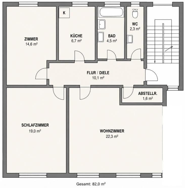 4 bedroom flat to rent, 82 m², Muggenhofer Str., Nürnberg, Bavaria 4 bedroom flat to rent, 82 m², Muggenhofer Str., Nürnberg, Bavaria