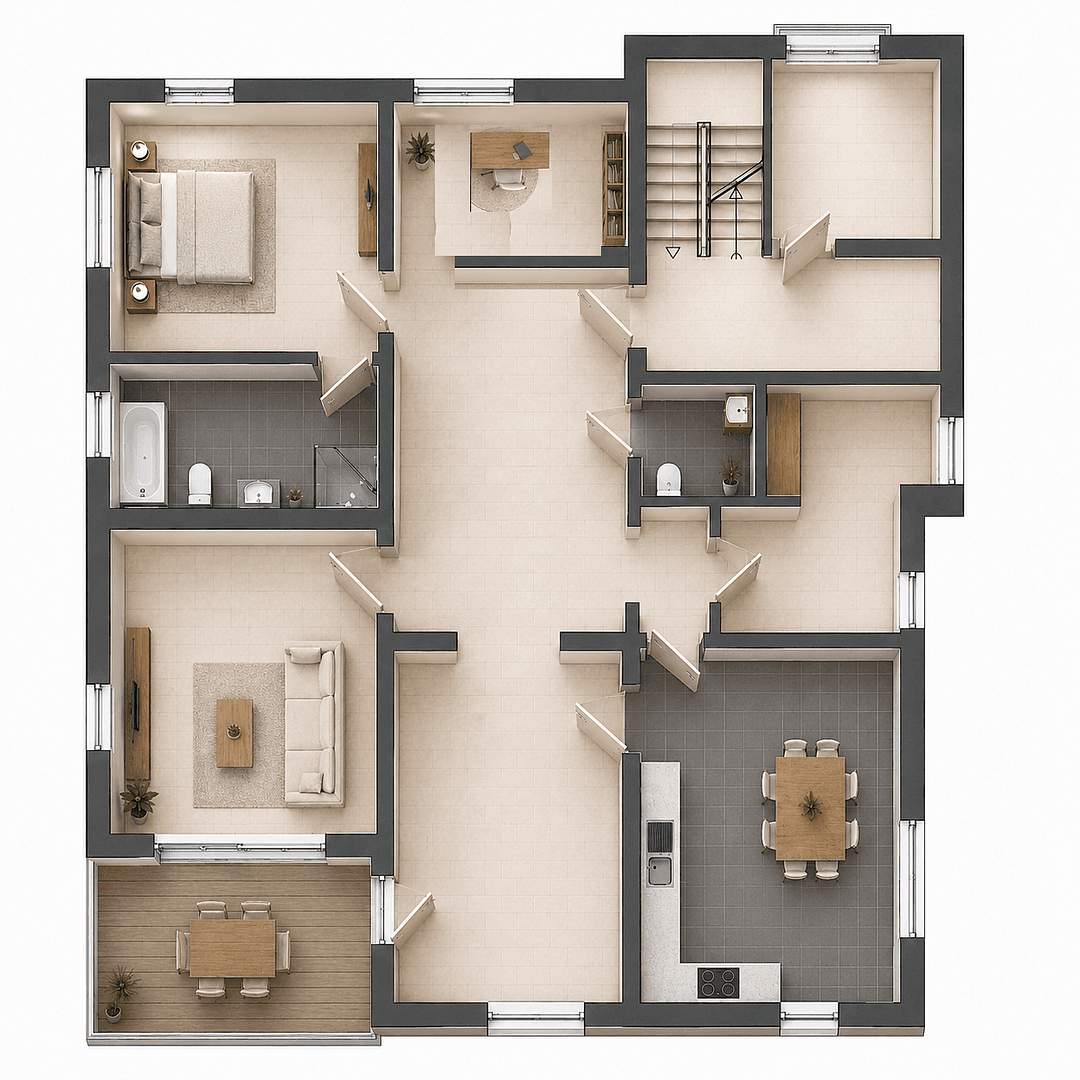 5 bedroom flat to rent, 158 m², Nordstrasse 3, Dresden, Saxony 5 bedroom flat to rent, 158 m², Nordstrasse 3, Dresden, Saxony