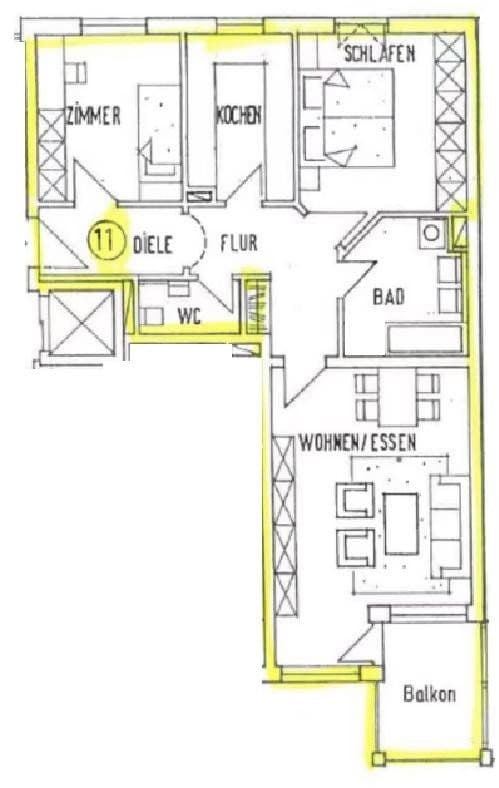 2 bedroom with open-plan kitchen flat for sale, 77 m², Virchowstrasse 13, Ulm, Baden-Württemberg 2 bedroom with open-plan kitchen flat for sale, 77 m², Virchowstrasse 13, Ulm, Baden-Württemberg