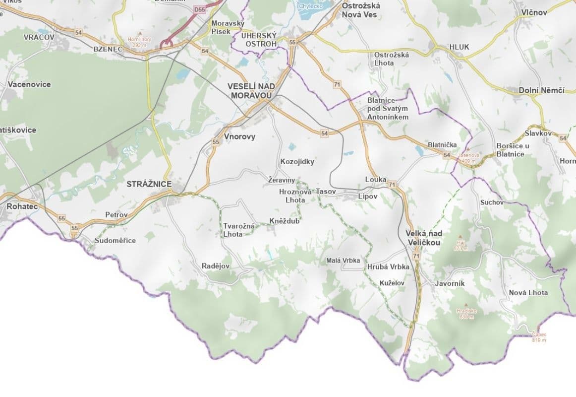plot for sale, 7,856 m², Kněždub, Jihomoravský Region plot for sale, 7,856 m², Kněždub, Jihomoravský Region