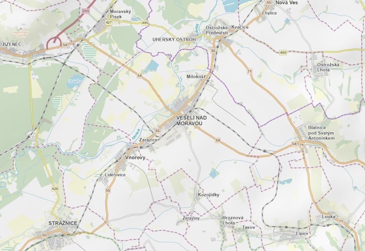 plot for sale, 1,095 m², Veselí nad Moravou, Jihomoravský Region plot for sale, 1,095 m², Veselí nad Moravou, Jihomoravský Region